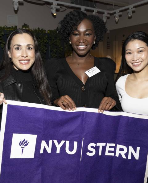 Alumnae gather at the Stern Women's Forum launch event