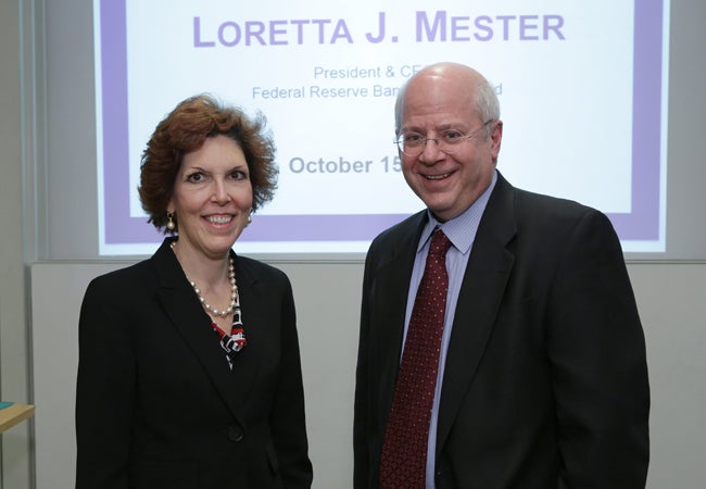 Events | A Conversation With Loretta J. Mester, CEO, Federal Reserve ...