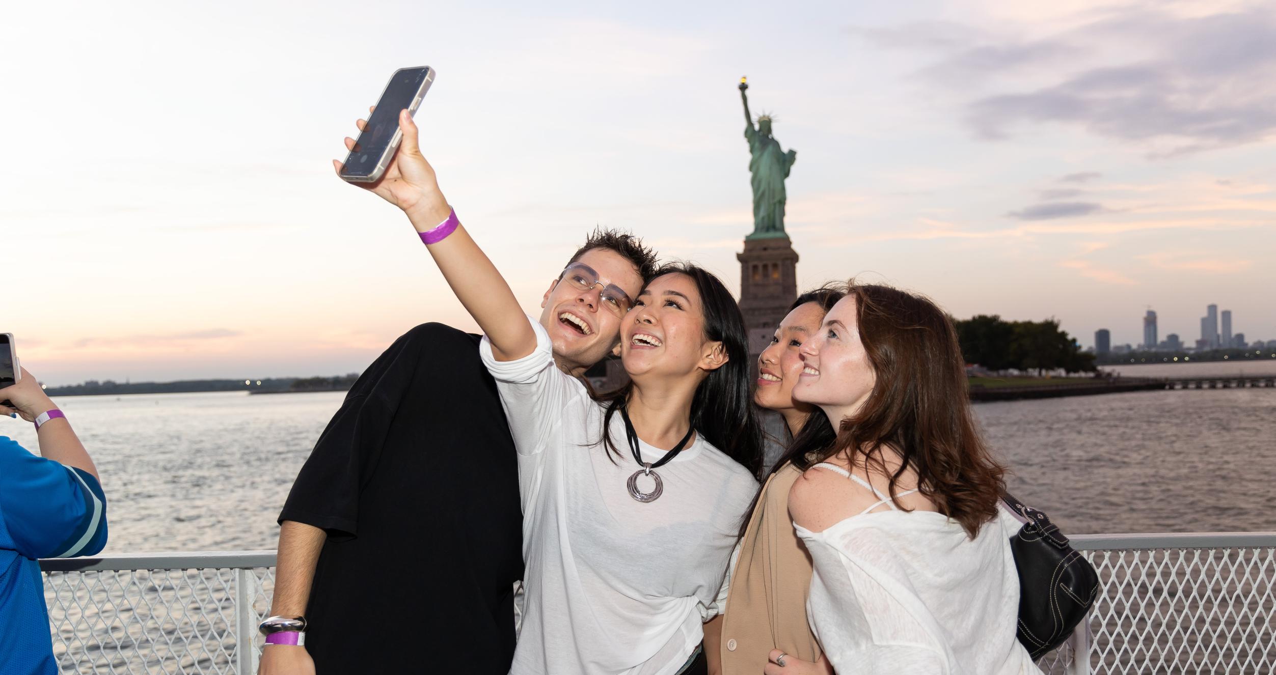 Selfie with Lady Liberty!