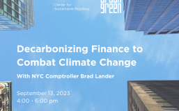 Decarbonizing Finance to Combat Climate Change 