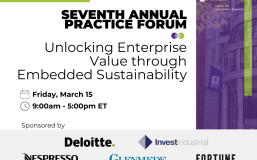 Unlocking Enterprise Value through Embedded Sustainability