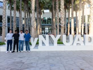 Students at NYU Abu Dhabi