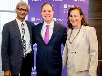 Speakers at the Deloitte-NYU Reception