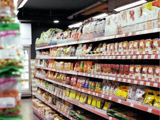 Supermarket aisle