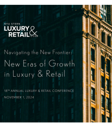 The poster for an upcoming Luxury and Retail club conference