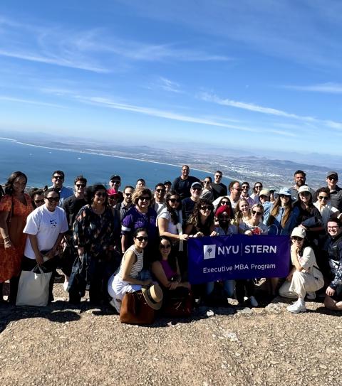 EMBA Students on Table Mountain, Cape Town