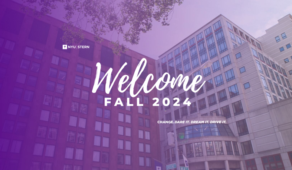 A graphic that includes a picture of KMC in the background and reads: "Welcome Fall 2024"