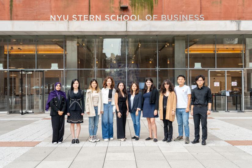Group photo of Stern Marketing PhD students
