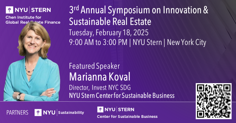 3rd Annual Symposium of Innovation & Sutainable Real Estate featuring Marianna koval