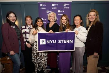 Stern alumnae and members of Stern’s Alumni Council 