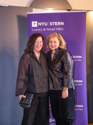 Clinical Professor Anat Lechner, who delivered a keynote address, with Clinical Professor Thomaï Serdari  